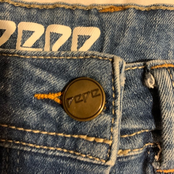 PEPE JEANS BUTTON UP DENIM SKIRT SIZE S - Picture 6 of 6